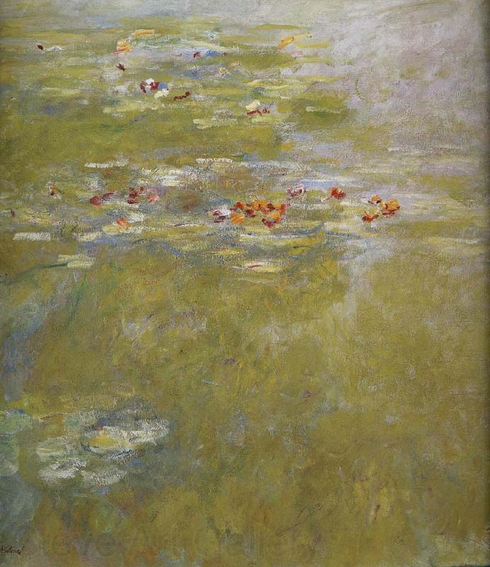 Claude Monet Detail from the Water Lily Pond Spain oil painting art